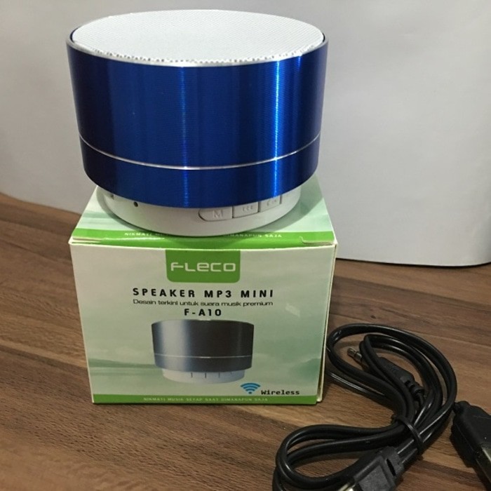 Pemutar Musik Mini Portable Speaker FA10 Fleco Bluetooth USB Memori