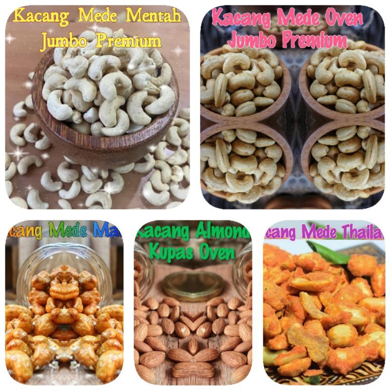 

Kacang Mede Mete Mentah Jumbo Premium (1kg)