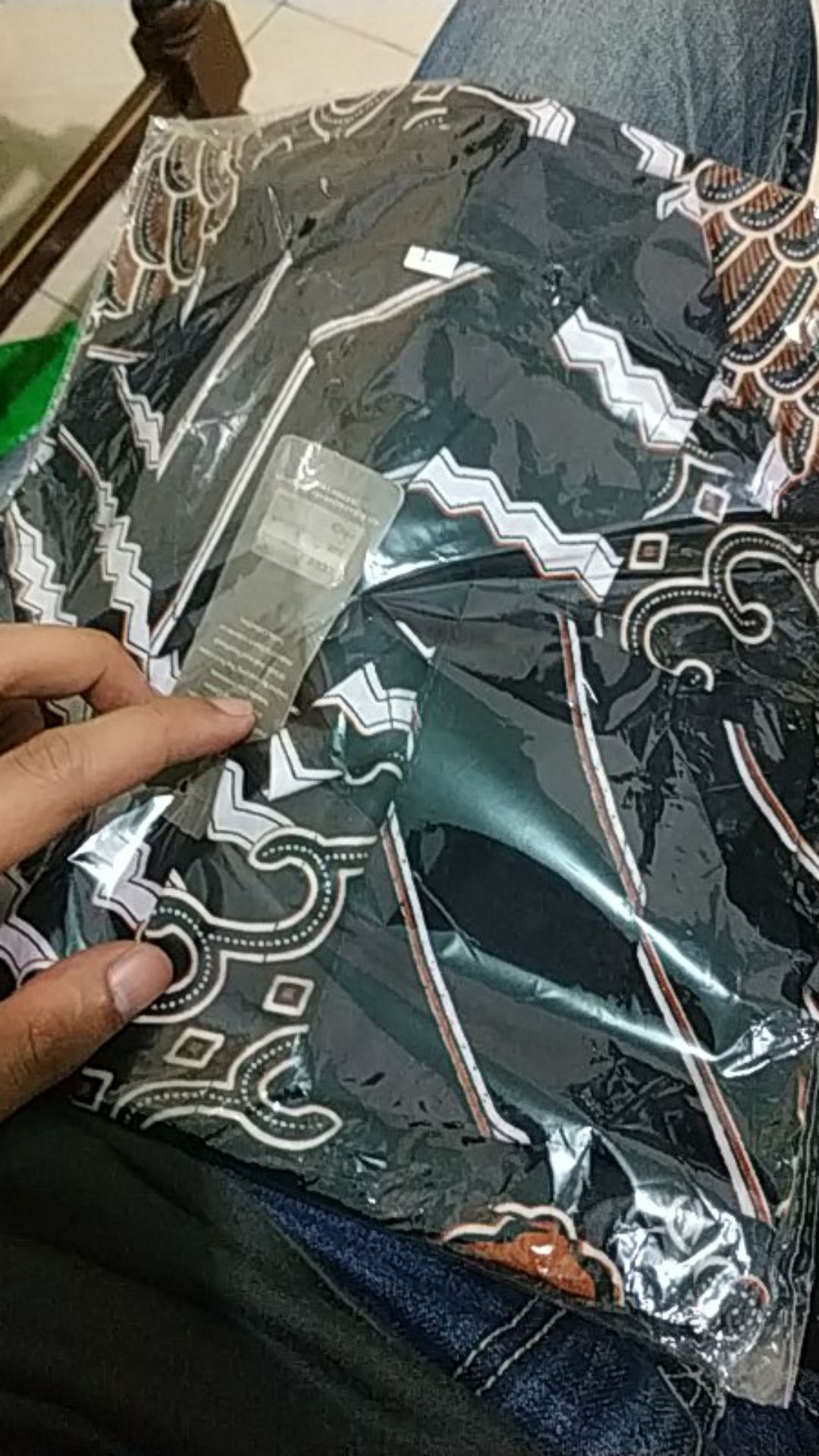 Batik Pria Lengan Panjang Batik Azmil Hrb026 Motif Keratonan Kode 002 Size M L Xl Xxl Reguler