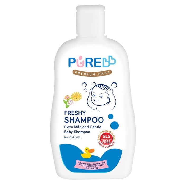 Pure BB Shampoo Freshy and Fruity 230ml Shampo Bayi