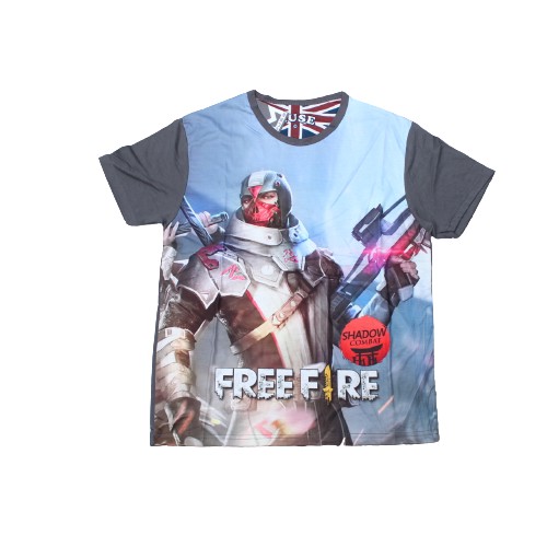 muso kaos free fire anak laki laki/pilih motif baju free fire anak size 8-12thn