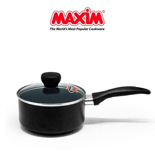 MAXIM GALAXY 16 cm Sauce Pan - Sauce Pan With Glass Cover 16 cm