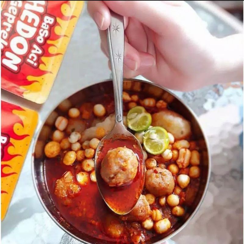 

baso aci hedon original dan tulang rangu geprek hedon