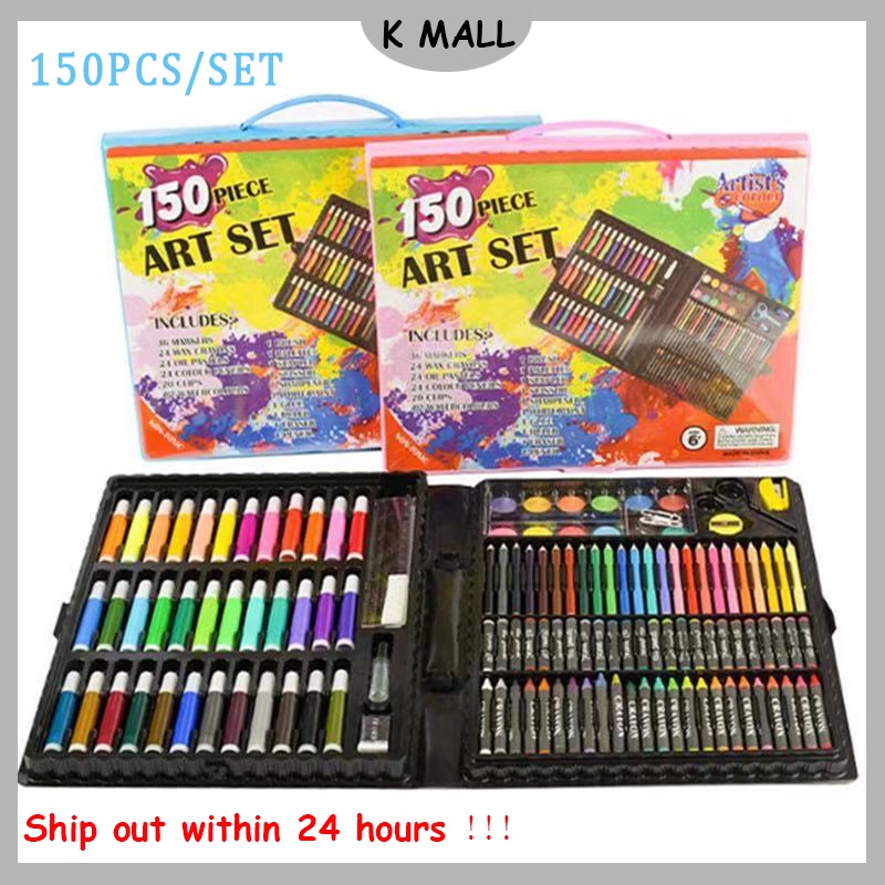 

Crayon set - Crayon Mewarnai - 150pcsWarna - Pensil Krayon (Alat Menggambar atau Mewarnai) Hadiah anak-anak- CP5