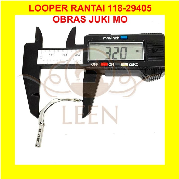 Looper Rantai Obras Juki MO 118-29405 Mesin Jahit Industri LEEN