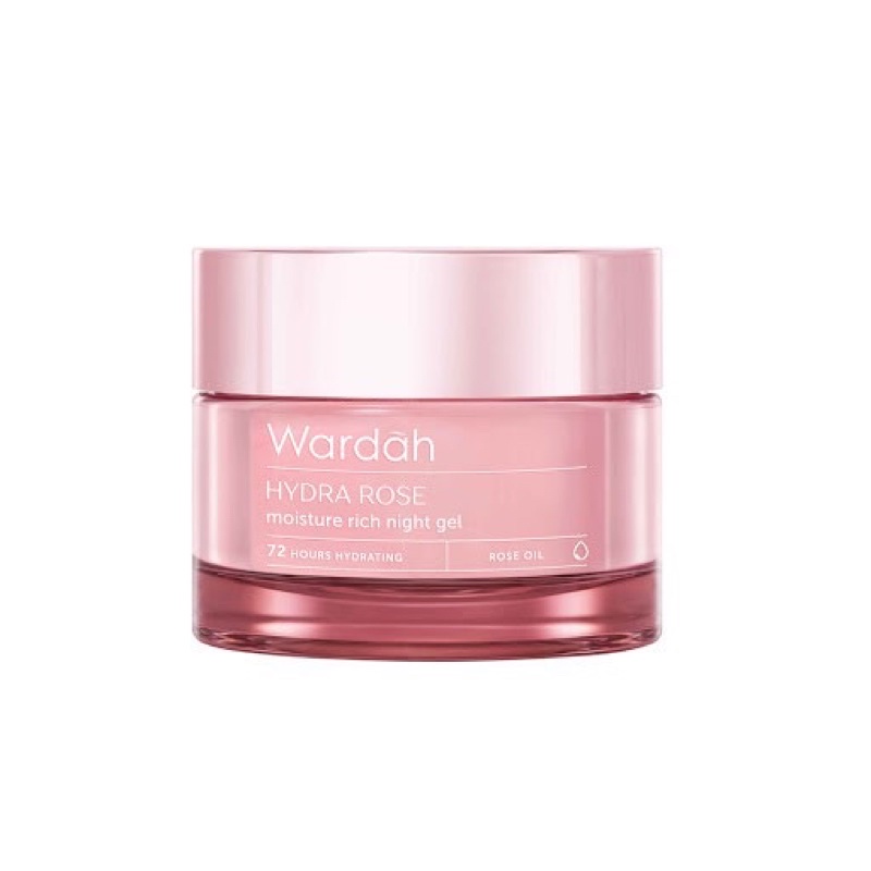 wardah hydra rose moisture rich night cream