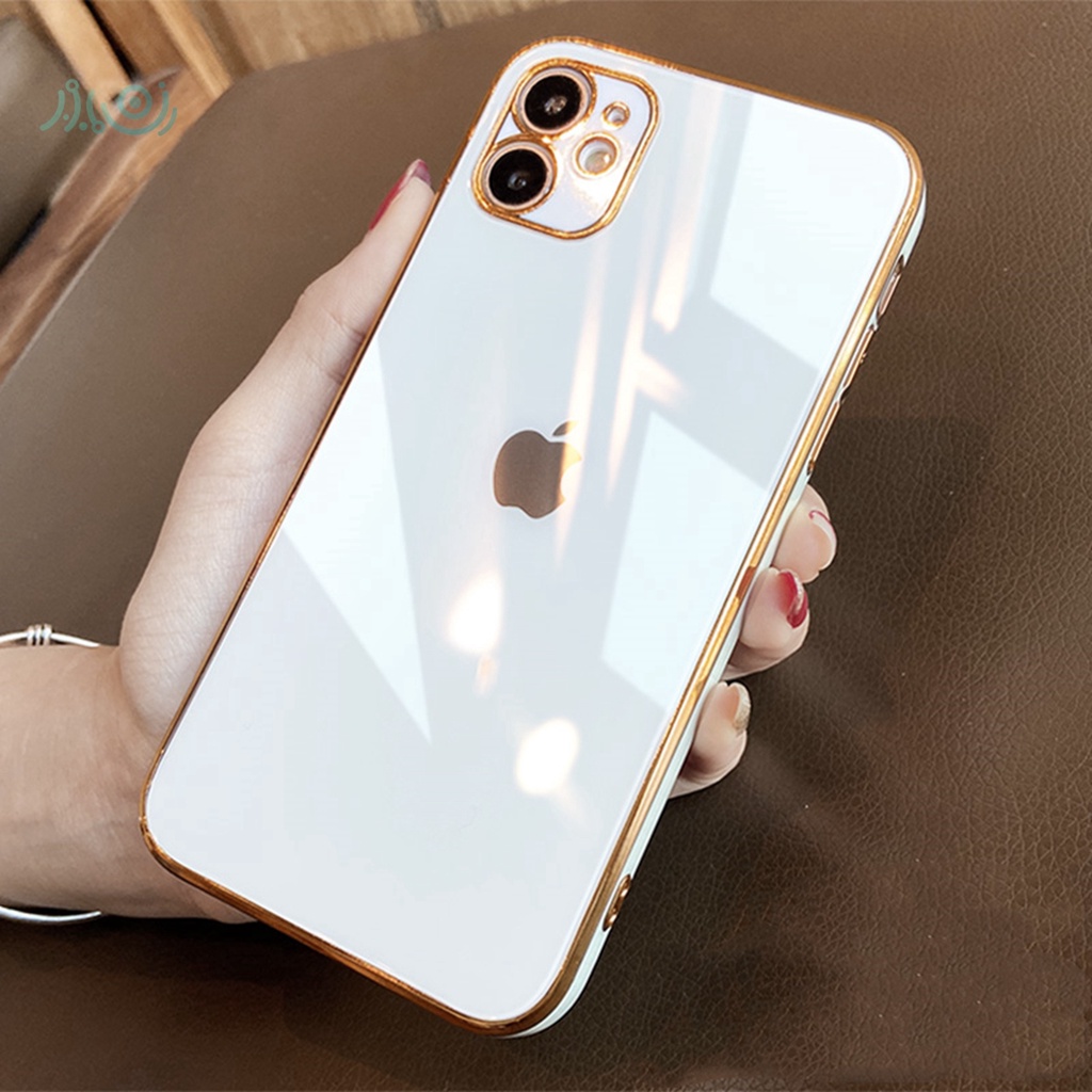 6D Plating tempered glass case iphone 11 12 pro max X XS MAX XR 7+ 8 PLUS SE 2020 11 Pro MAX luxury Electroplated case lens protector full cover