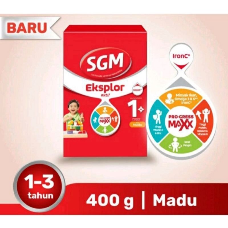 SGM eksplor 1 plus madu 400gram (1-3 tahun)
