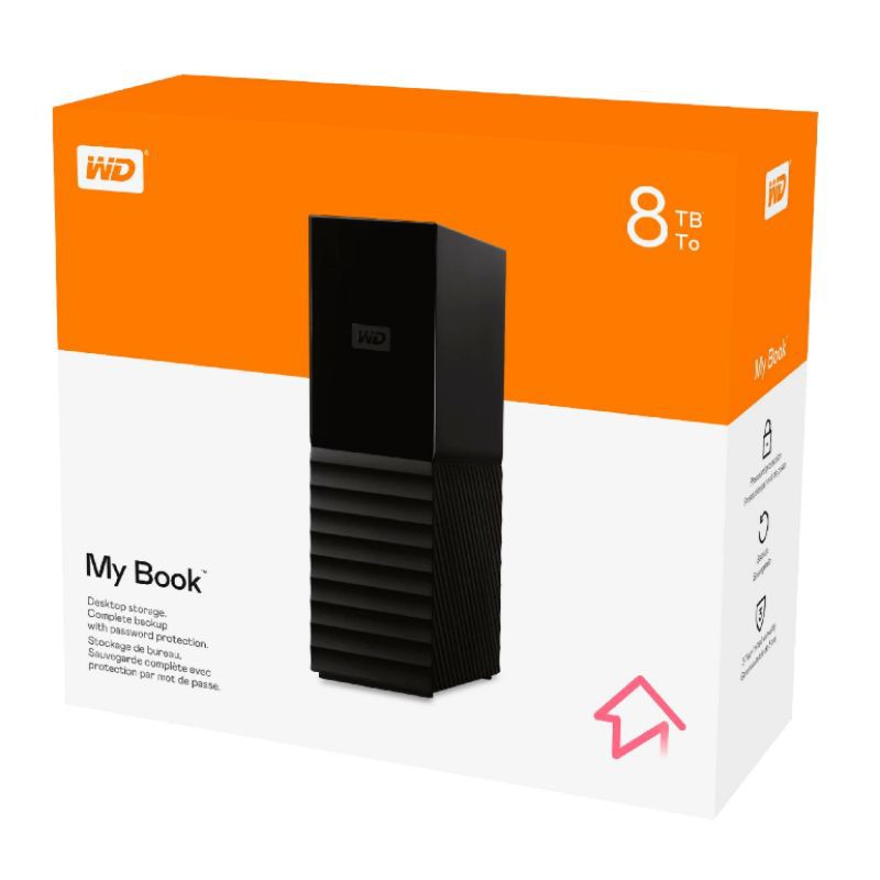 Harddisk External WD MY BOOK 8TB USB 3.0 3.5 INCH HDD Desktop WD Mybook 8 TB Hardisk ORIGINAL