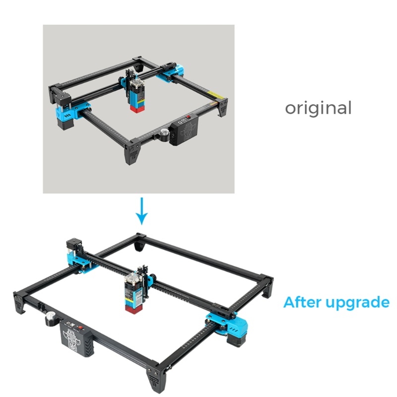 Zzz 400x420 Kit Expansion Area Ukiran Kayu CNC Untuk TT-5.5S TTS-25 TTS-55