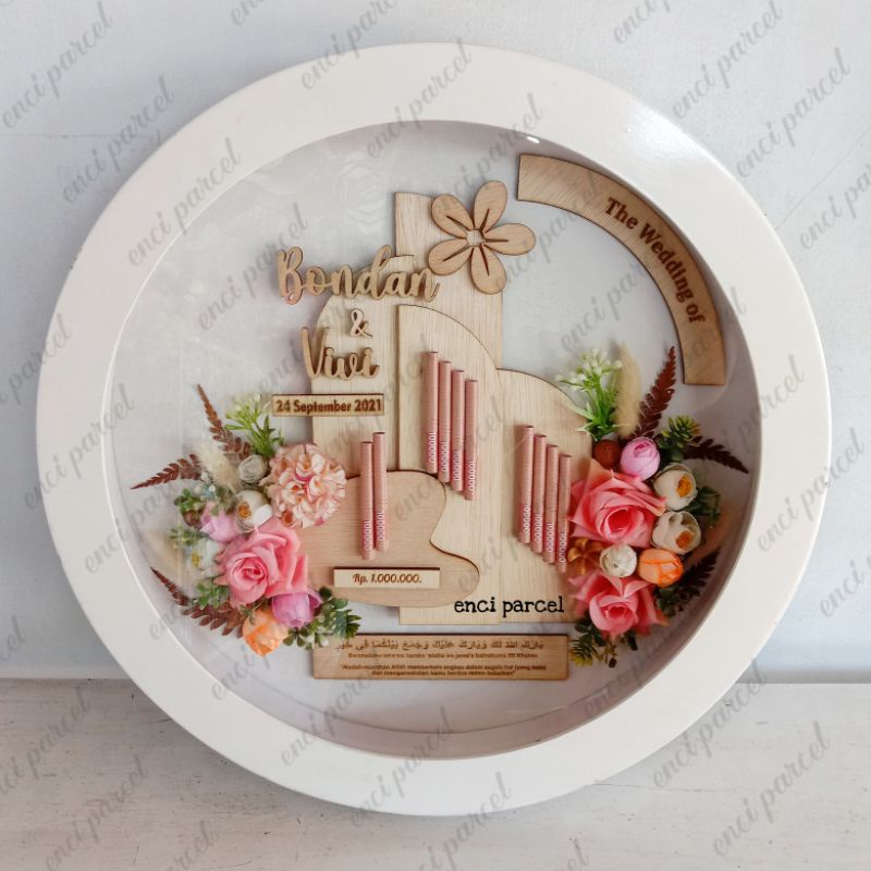 Bulu Lagurus hiasan mahar rustic