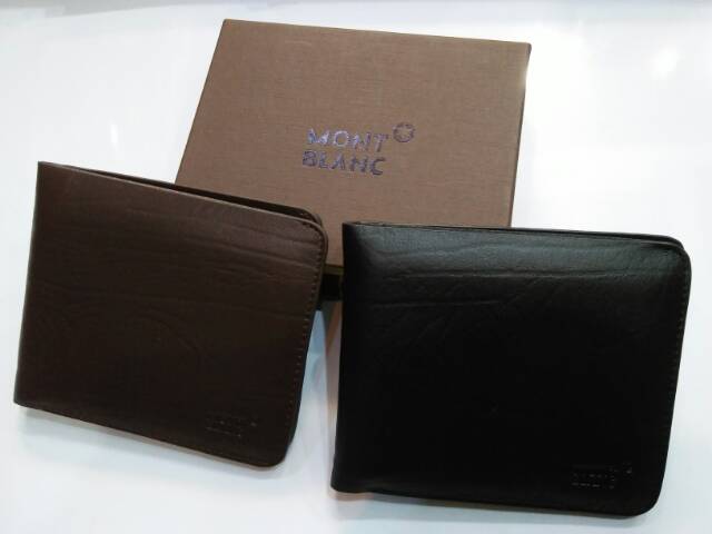 Dompet kulit asli import lipat pendek