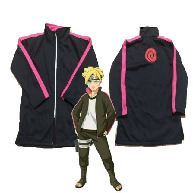 Jaket anime boruto boruto uzumaki cosplay