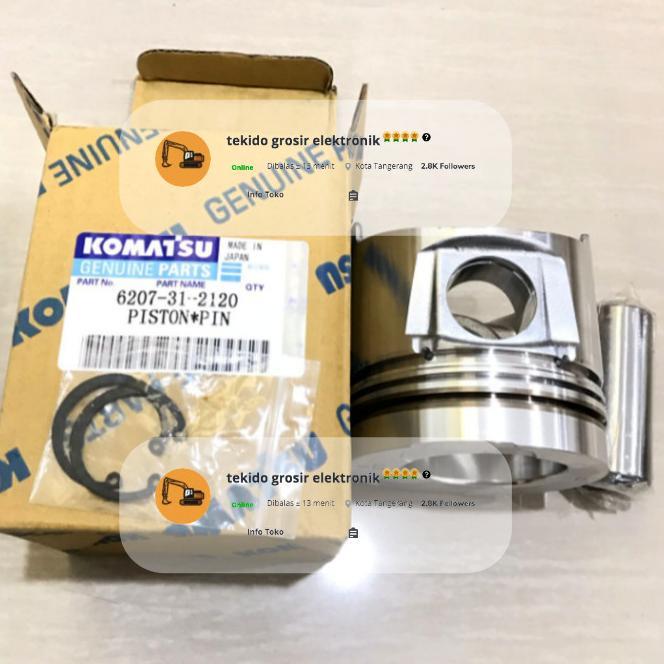 Piston Komatsu 6207-31-2120 Motor Grader