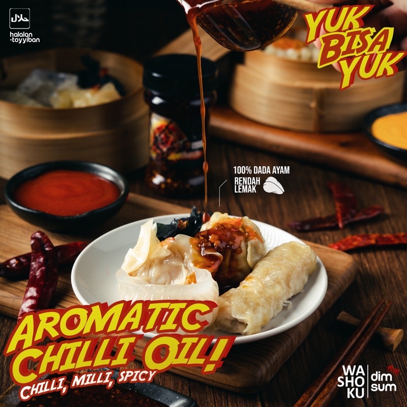 

LAKU Saus Chilli Oil - Washoku Dimsum Halal