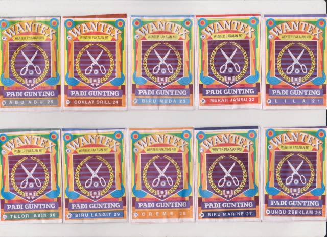 Wantex Pewarna Pakaian/Kain Wenter No. 1 Tidak Luntur Original