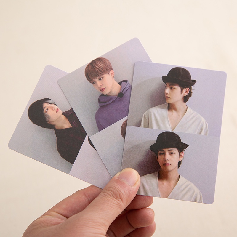 7pcs / set Kartu Foto Mini HD BTS Merch Untuk Koleksi