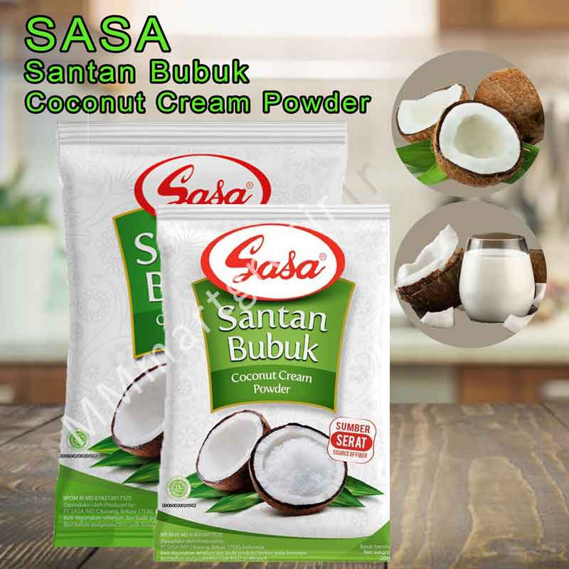 

Sasa Santan / Santan Bubuk Kelapa / Santan Instan Coconut Cream / 20g & 75g