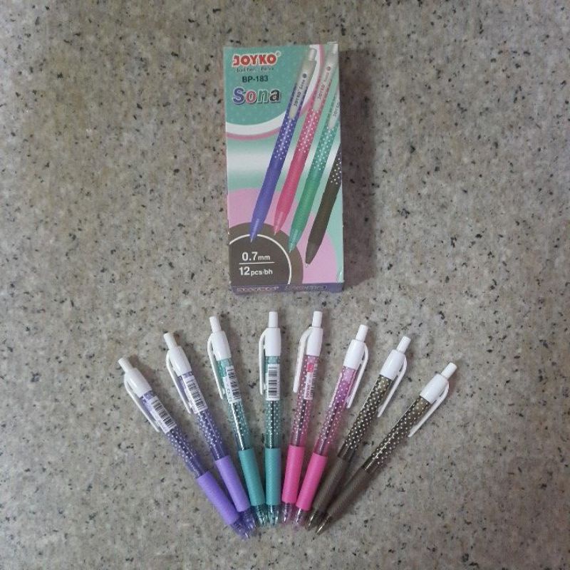 

Pulpen Cetek Sona BP-183 Sona / Pulpen Sona Joyko Cetek