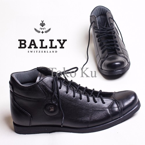 Sepatu Pria Branded - Bally Boots Maroon & Black OHCJ