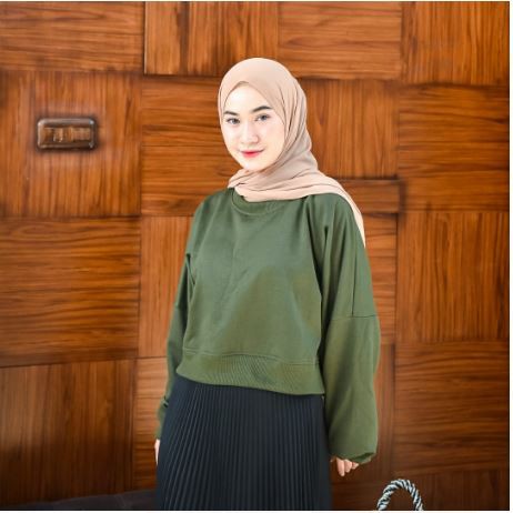 CROP OVERSIZE - SWEATER OVERSIZE - ATASAN WANITA TERLARIS