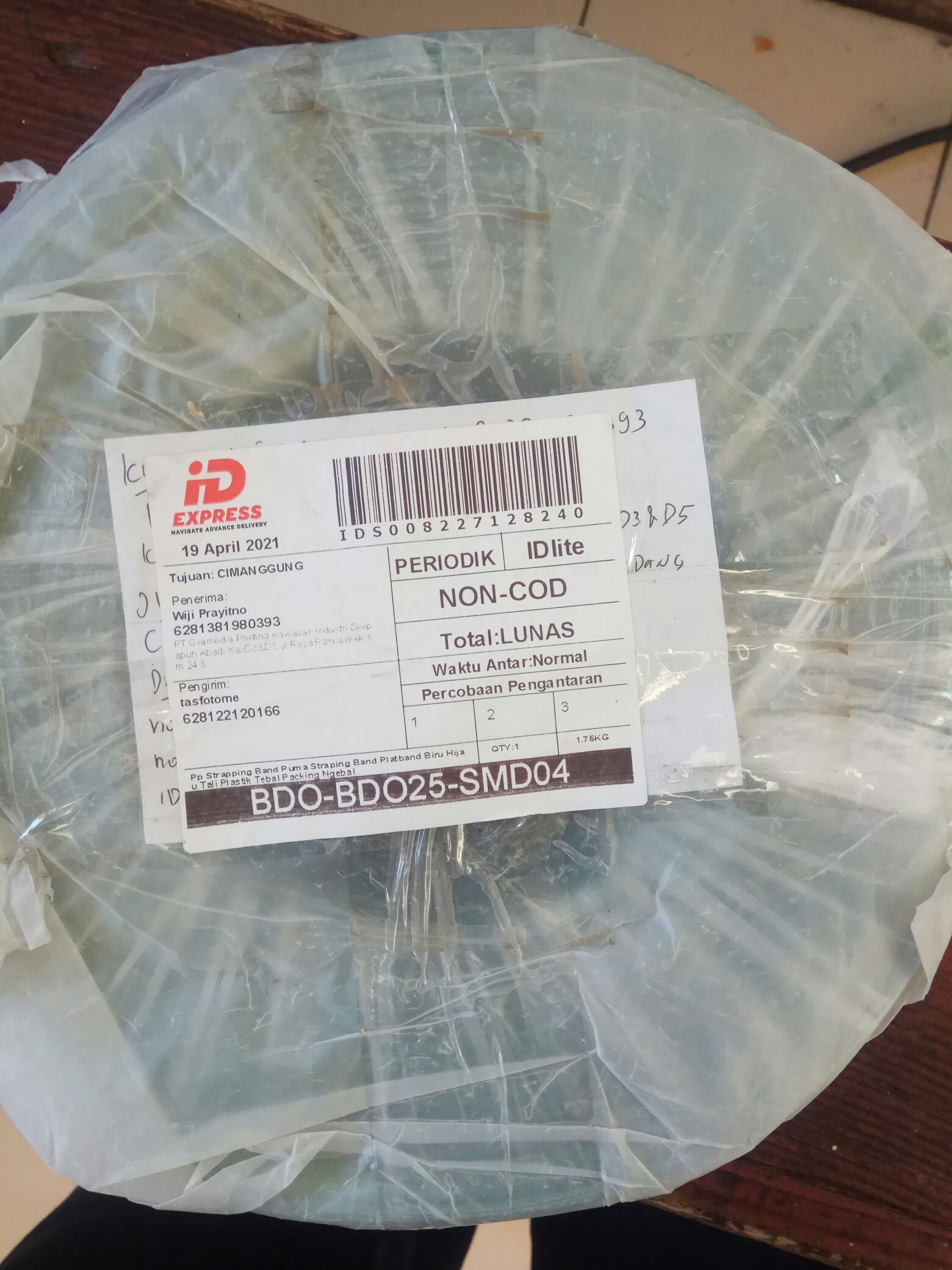 Pp Strapping Band Puma Straping Band Platband Biru Hijau Tali Plastik Tebal Packing Ngebal