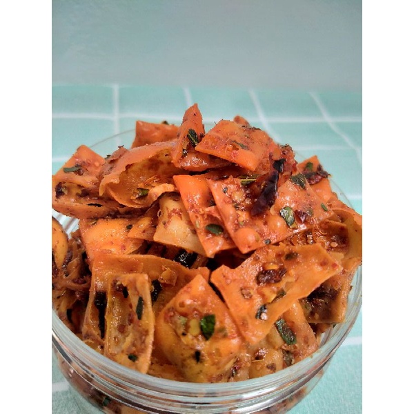 

Pangsit Kering Pedas Daun Jeruk 250gr