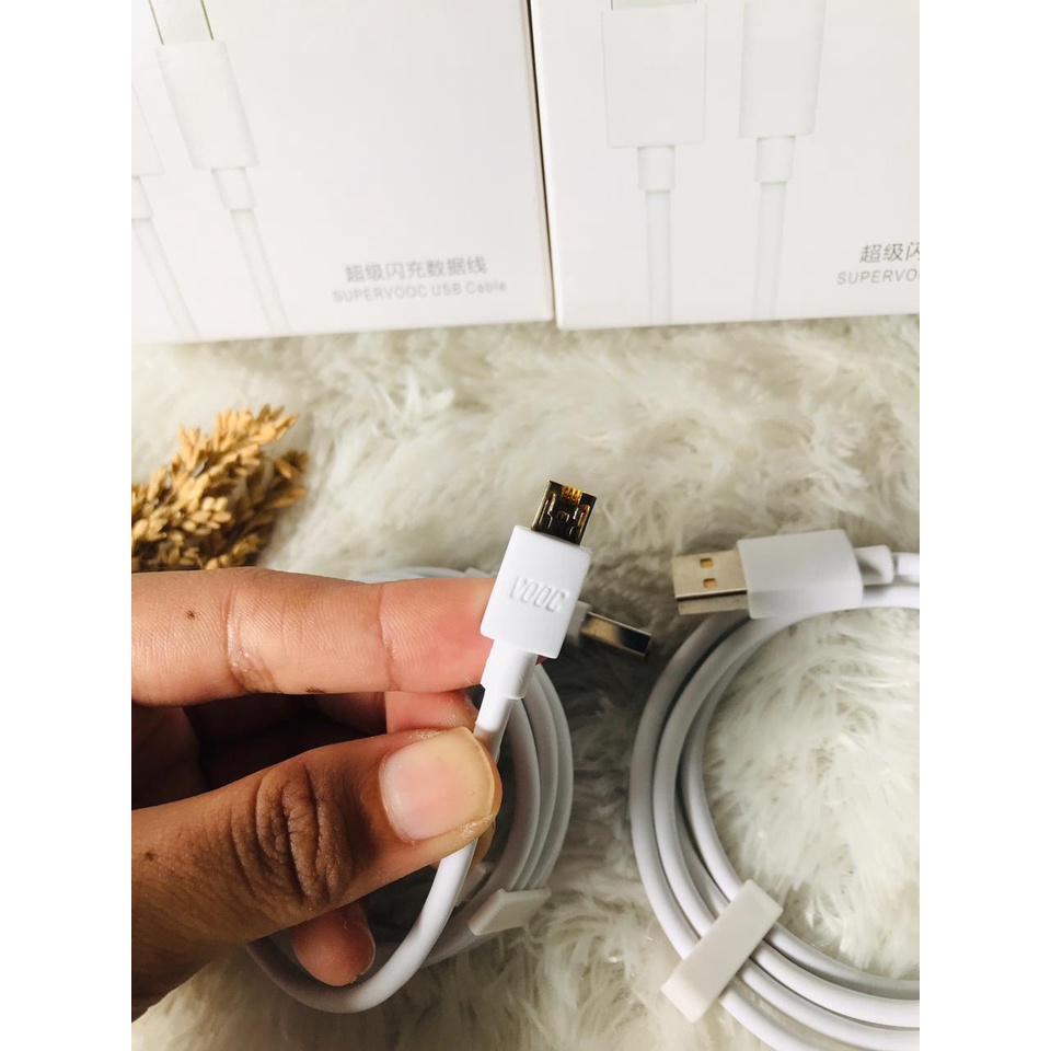 OPPO Kabel Data USB Fast Charging Cas Original Cable VOOC Micro