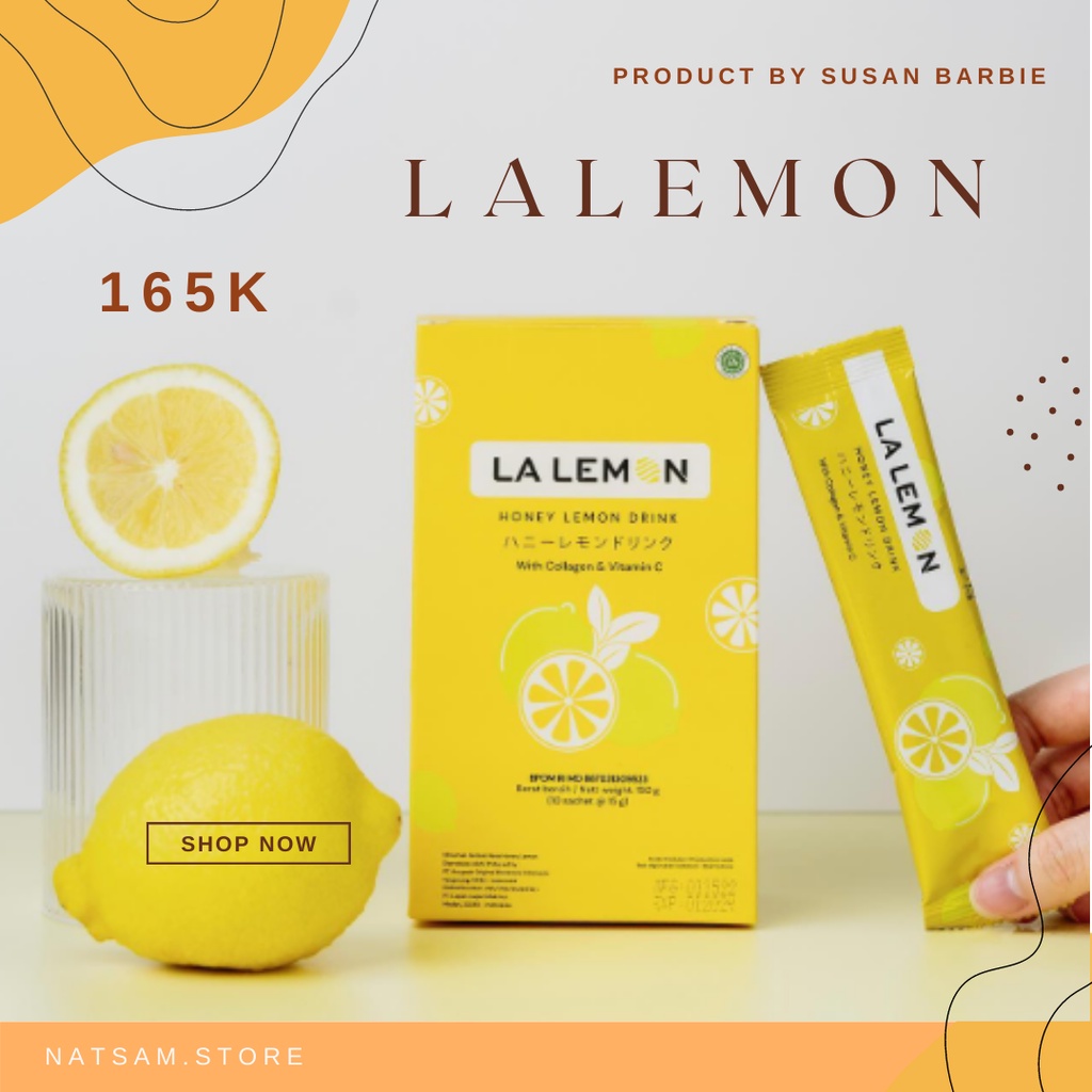 

[TERMURAH 158k La Lemon Fiber Drink by Susan Barbie ORIGINAL