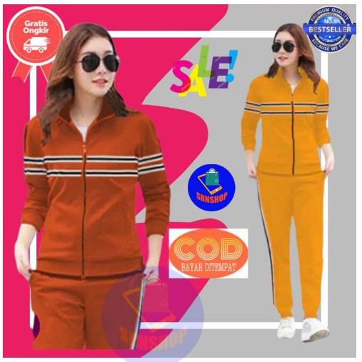 setelan wanita, training wanita training setelan olahraga wanita Baju Setelan Olahraga Training Sena