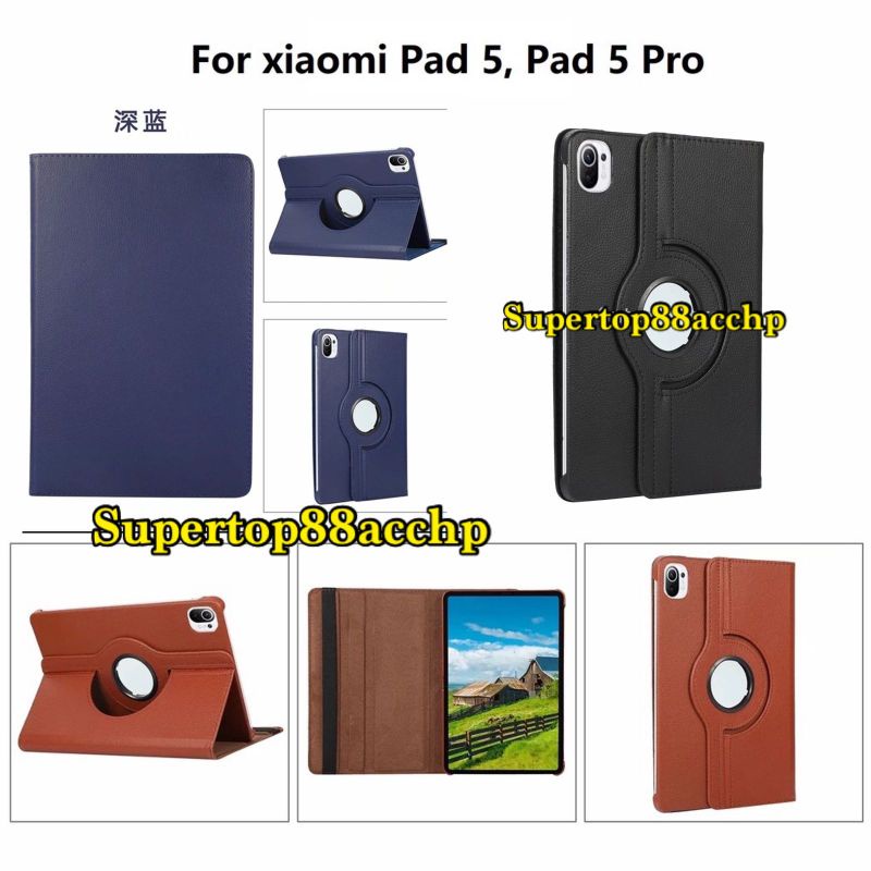 Xiaomi Mi Pad 5 / Mi Pad 5 Pro Rotary Leather Stanf Flip Cover Case