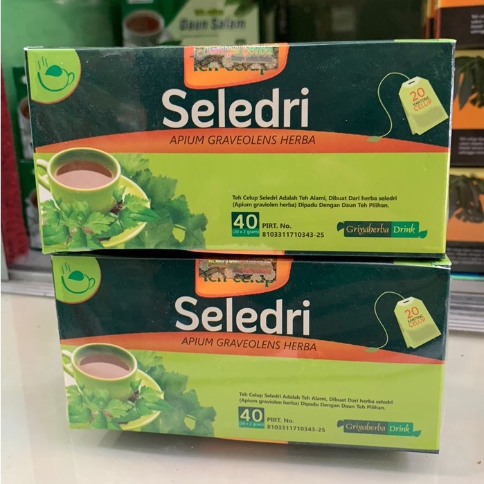 TEH DAUN SELEDRI ISI 20 PCS