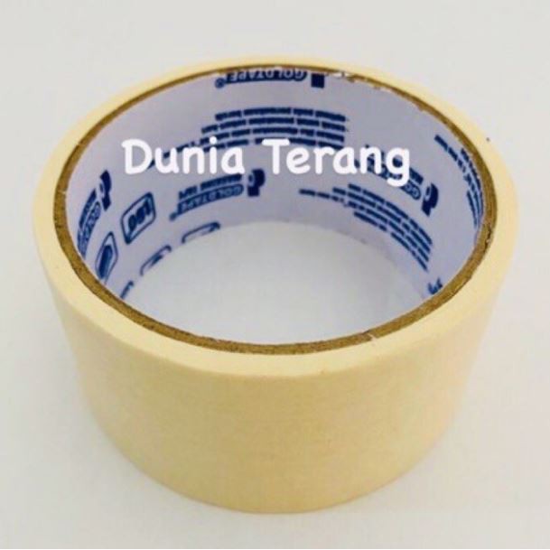 

Isolasi Kertas 48 mm GOLDTAPE Putih - Masking Tape 2 in GOLD TAPE Solasi Cat Lakban Kertas