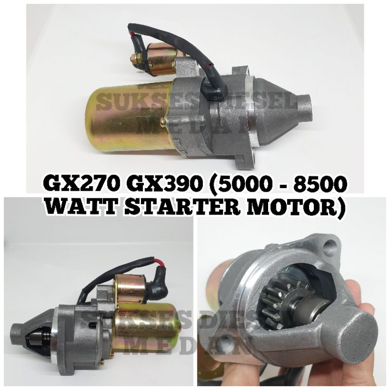 GX270 GX390 GX420 Dinamo Starter Genset Bensin 5000 6000 7000 8000 Watt Honda