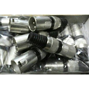 Jack Mic CANON 3 PIN MALE BESI &amp; FEMALE Jek Microphon 3PIN Camary Sound Audio JEK MIK COWO &amp; CEWE