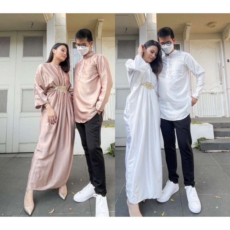 ( VM ) - Vanesha Margaretta - 084 Kaftan Couple / Busui / Couple Muslim