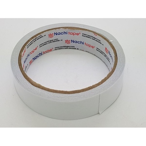 Isolasi Double Tape NACHI 1&quot; / 24mm x 10yard / isolasi bolak balik