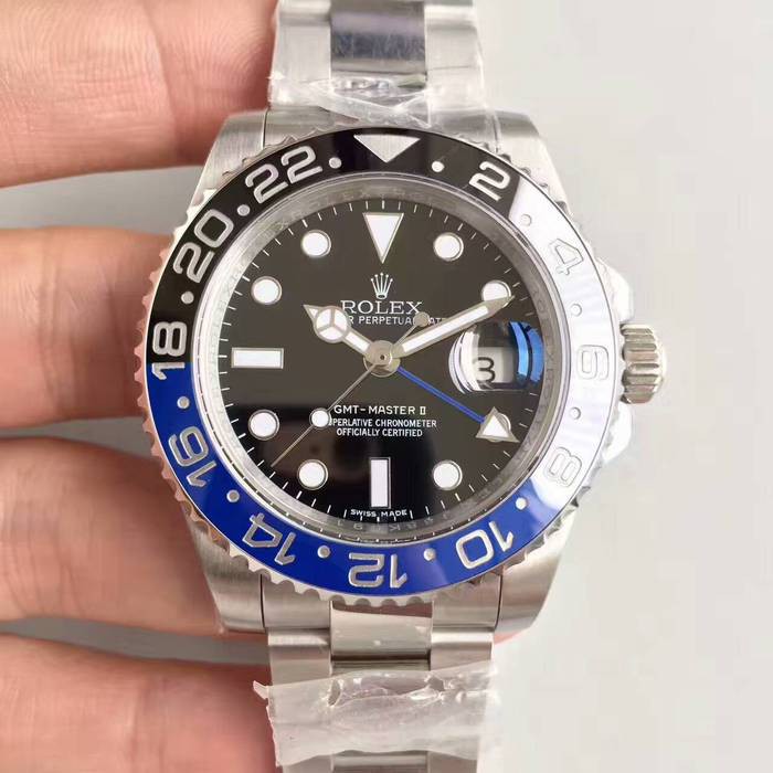 ROLEX GMT-Master II 116710 BLNR Black/Blue Ceramic V7 1:1 Noob Best Edition SWISS ETA