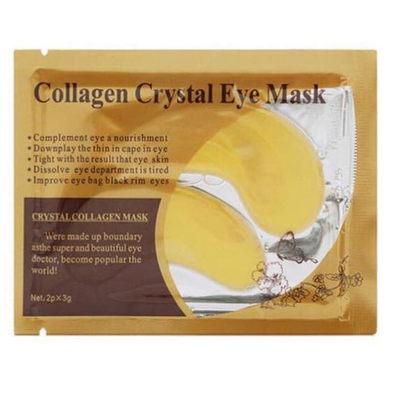 (SKR) Masker Mata Collagen Gold Powder Crystal Eye Mask Bag Naturgo Terlaris