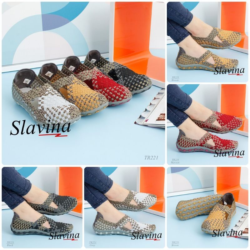 sepatu slavina rajut
