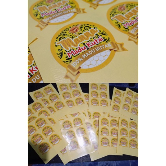 

sticker bontak/kromo untuk label kemasan