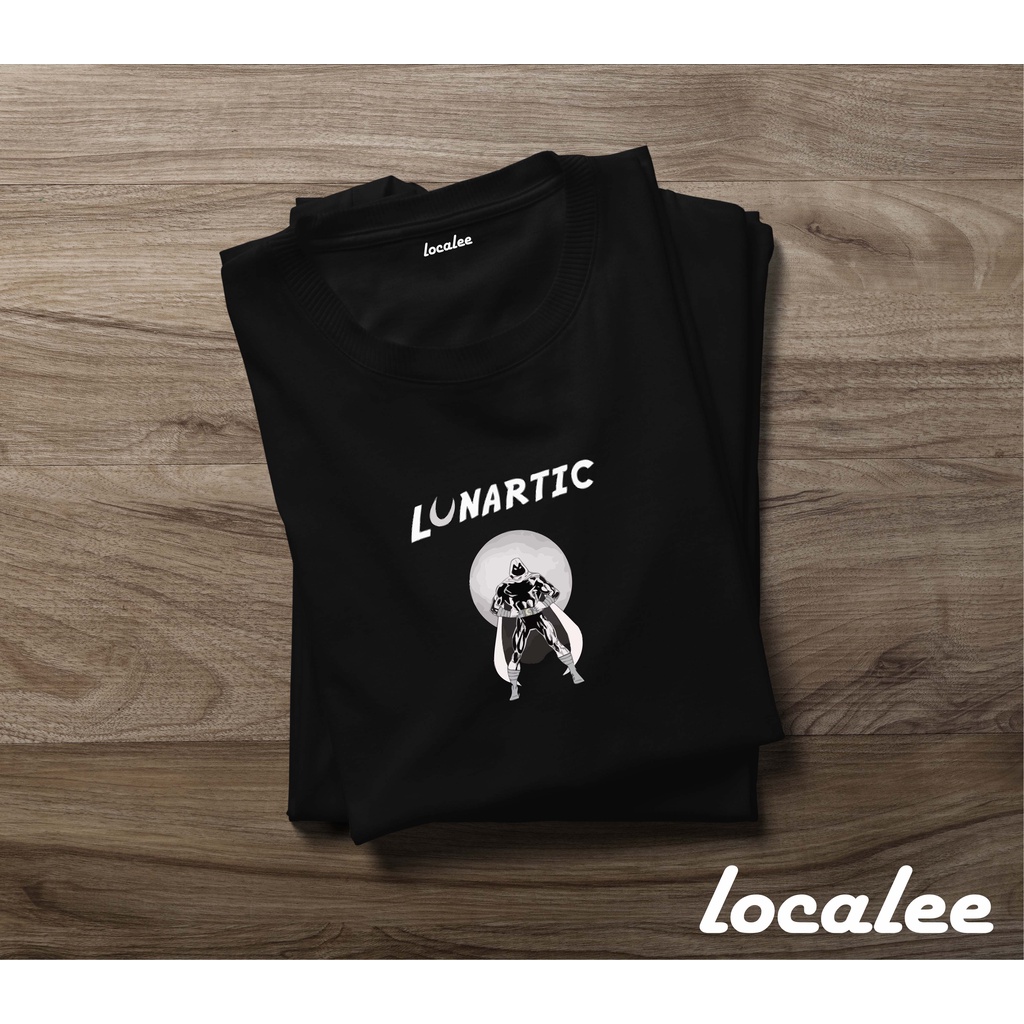 LUNARTIC MOONKNIGHT BLACK TSHIRT-KAOS MARVEL MOONKNIGHT UNISEX