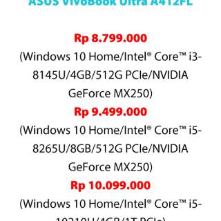 ASUS VivoBook 14 A412FL | Shopee Indonesia