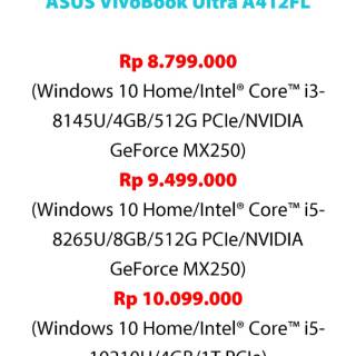 ASUS VivoBook 14 A412FL | Shopee Indonesia