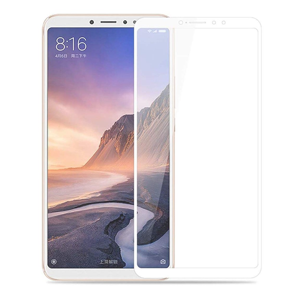 TEMPERED GLASS 5d full lem XIAOMI MI6X MI 6X MIA2 A2 HITAM