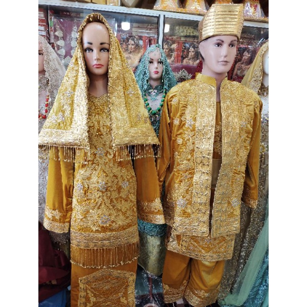 baju koto gadang lengkap + acesories