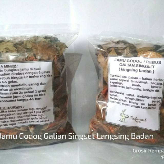 

( 1 Kilo ) Jamu Godog Galian Singset Langsing Badan Plus Jati Belanda