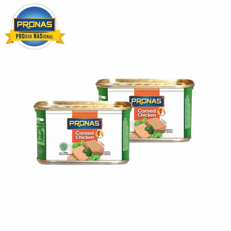 Pronas Kornet Ayam 198 gr | Pronas Chicken Corned 198 g