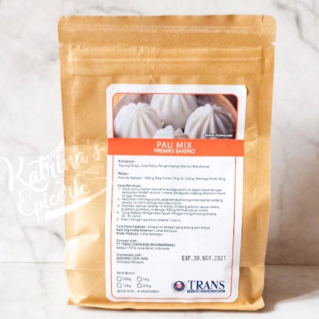 

Trans Pao Mix 500 Gram Tepung premix Untuk Bapao kukus
