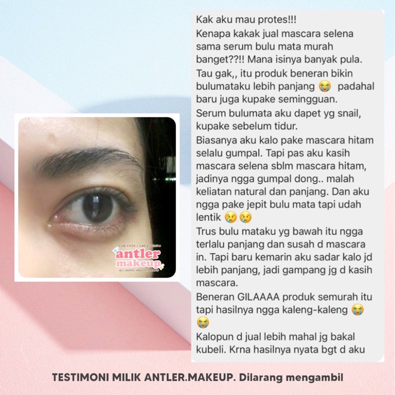 [RANDOM] Selena Clear Mascara Gel Mascara / Maskara Bening / Serum Bulu Mata Thailand Selena Clear Mascara Gel Mascara / Maskara Bening / Serum Bulu Mata Thailand